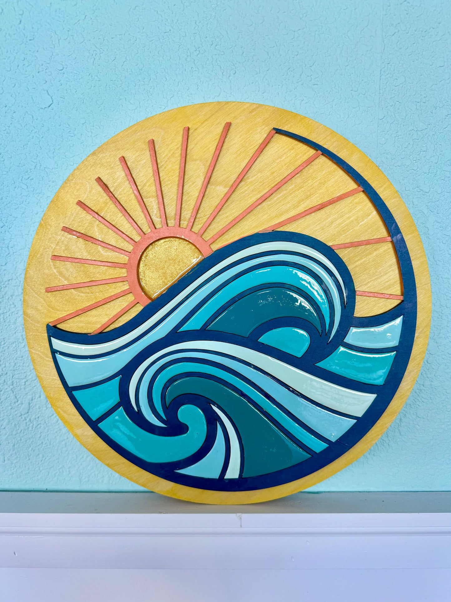 Sun and Surf 12in round