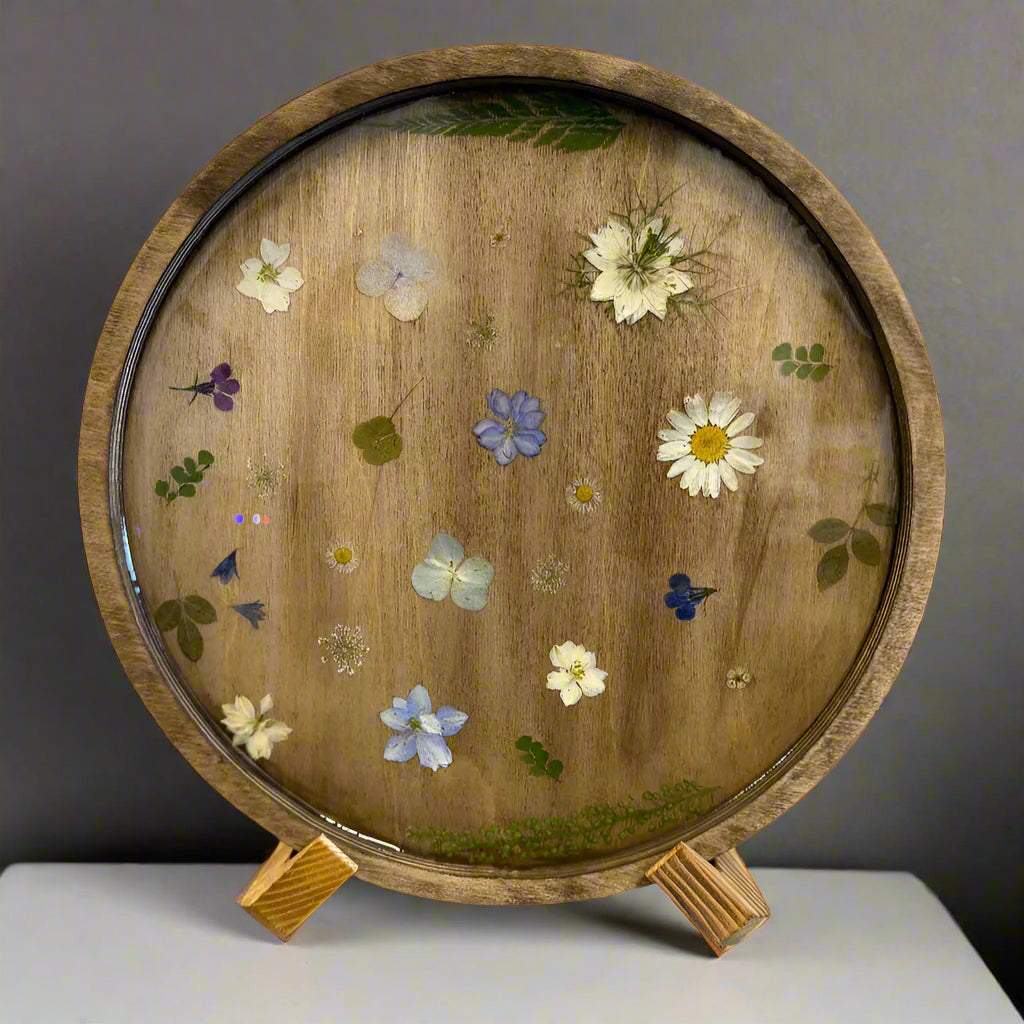 07/05 Saturday 11:00am - Pressed Flowers Resin Board