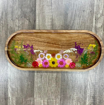 09/27 Saturday 11:00am - Pressed Flowers Resin Board