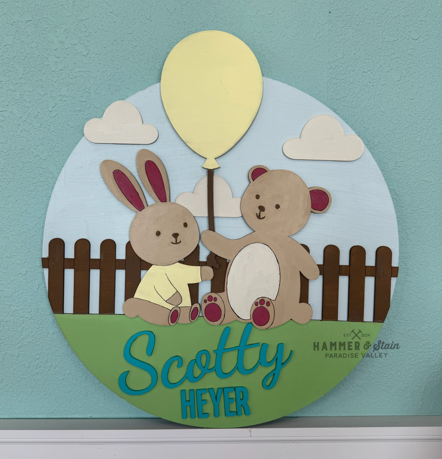 3D Baby Name Signs