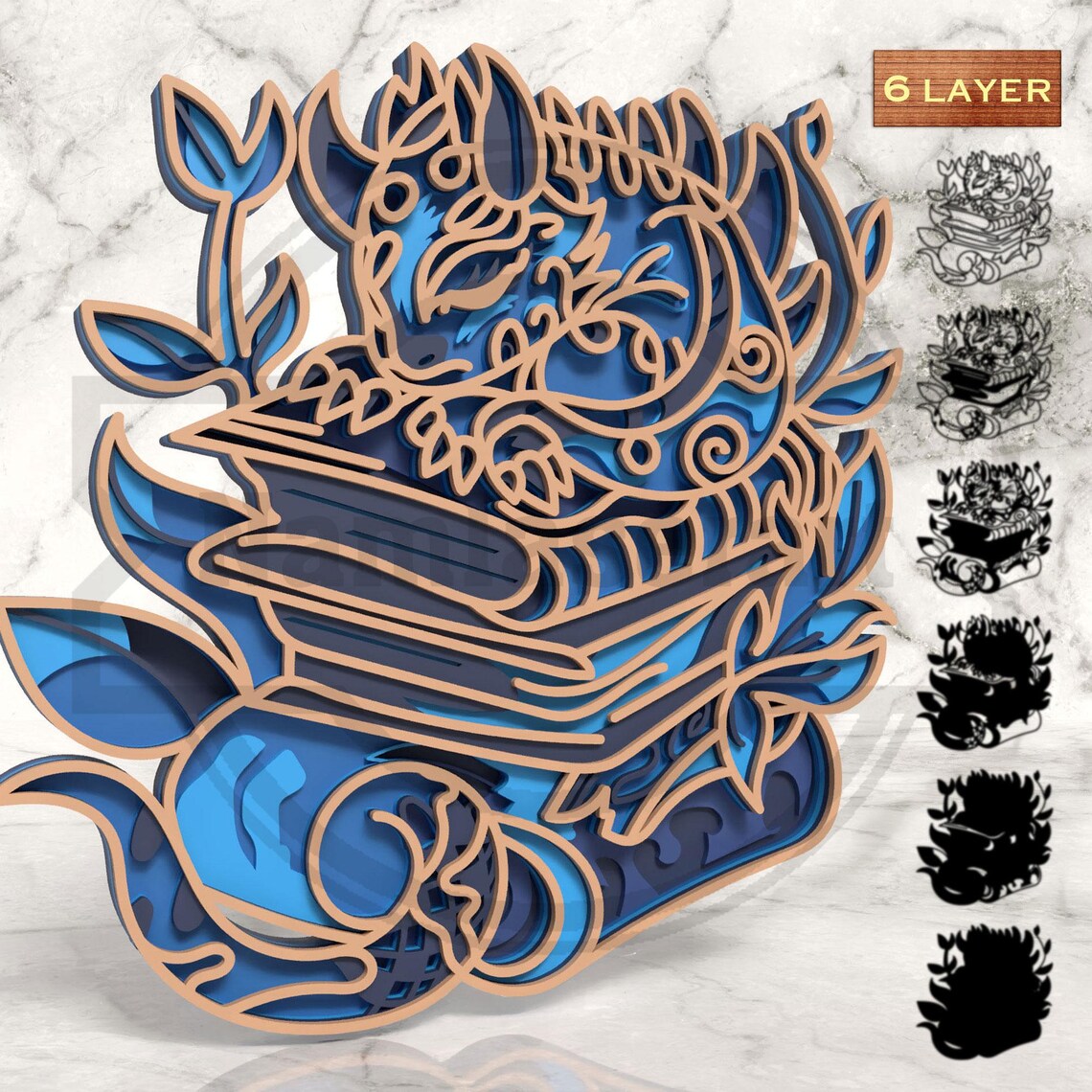 03/28 Saturday 10:00am - Hannah's Party - 3D Layered - Animals and Creatures