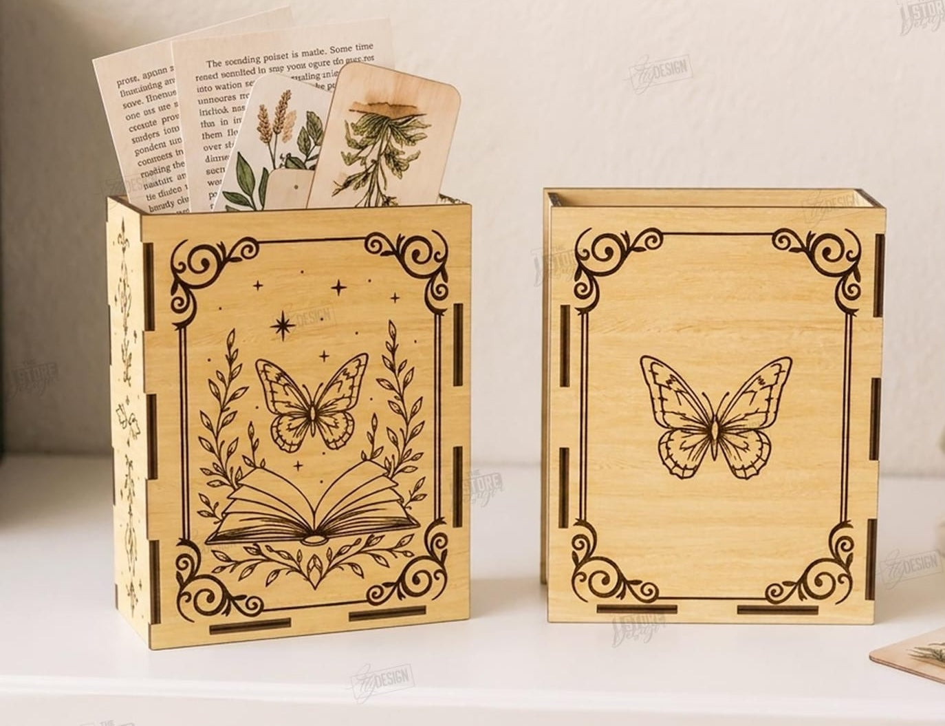 Bookmark Storage Boxes