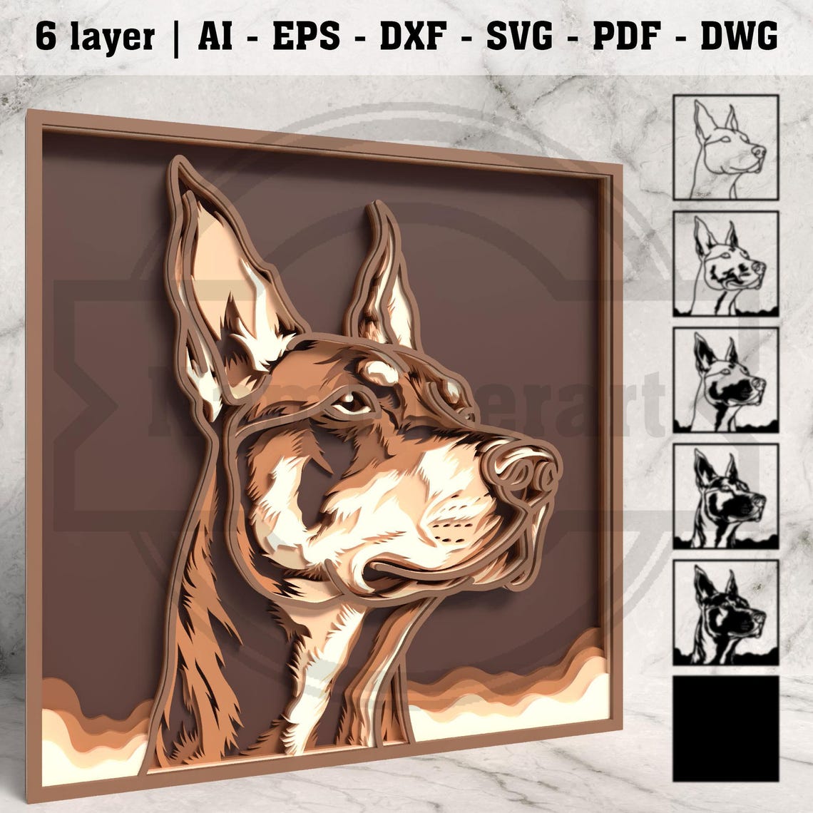 03/28 Saturday 10:00am - Hannah's Party - 3D Layered - Animals and Creatures