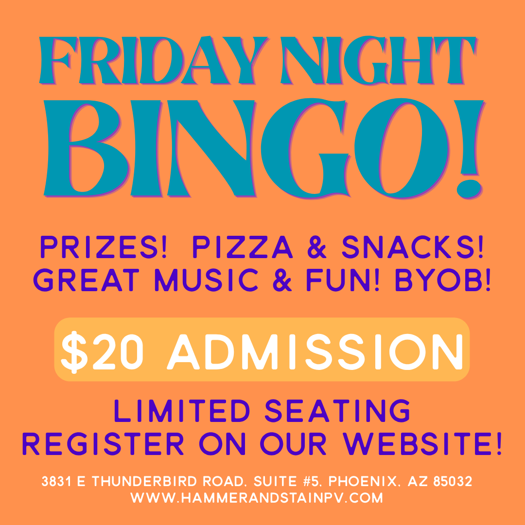08/21 Friday 6:00pm - Friday Night Bingo