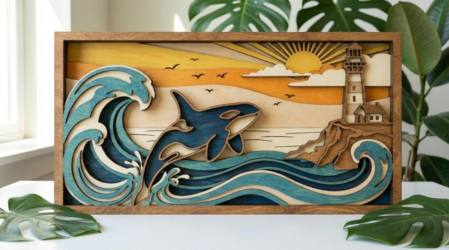 3D Layered - Marine and Aquatic