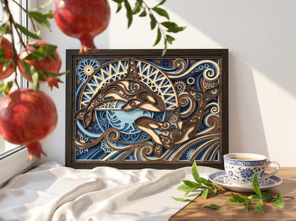 3D Layered - Marine and Aquatic
