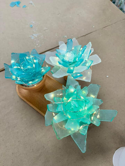 05/14 Wednesday 1:00pm - Tumbled Sea Glass Trees & Succulents