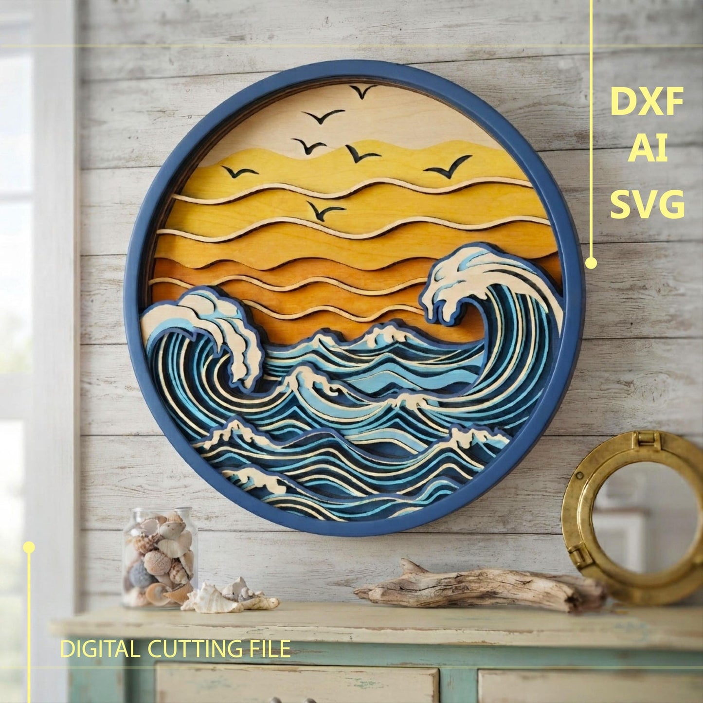 3D Layered - Marine and Aquatic