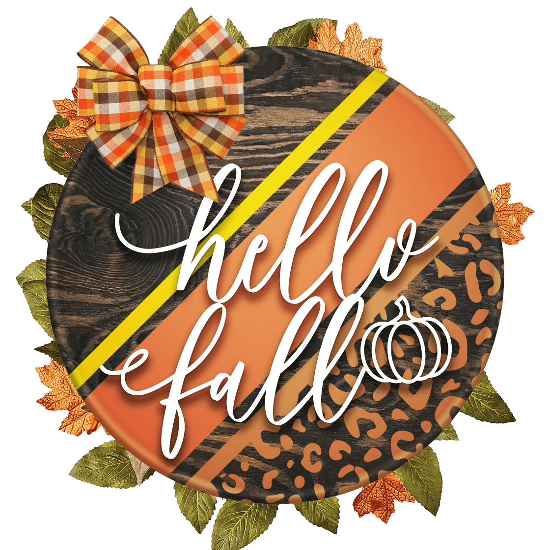 3D Fall Door Hangers